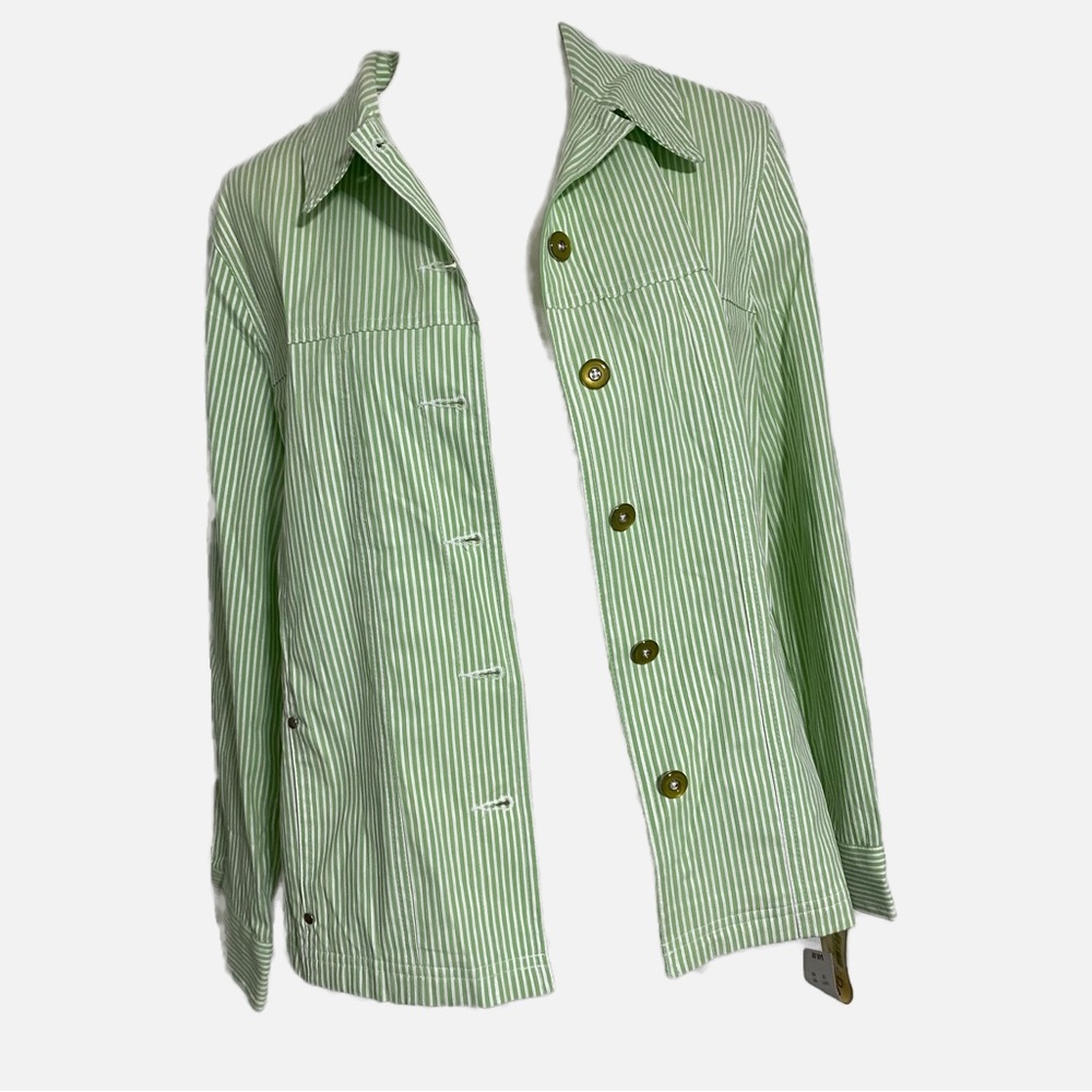 Allison Dailey Women's Stone Apple Lightweight Jacket Button Down Size 12P